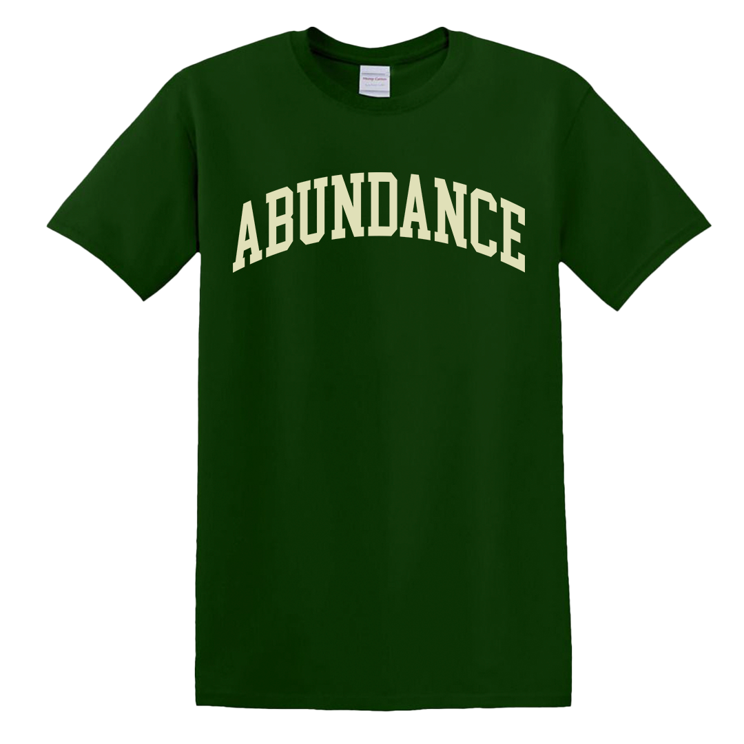 ABUNDANCE Varsity T-Shirt